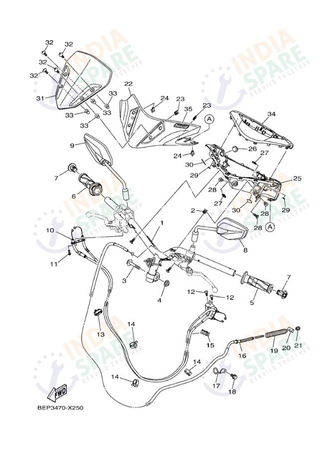 STEERING HANDLE & CABLE